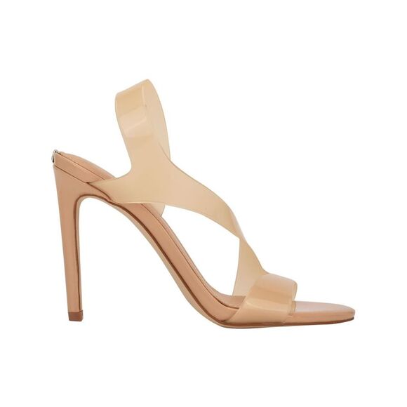 GUESS Womens Beige Ferry Round Toe Stiletto Slip On Slingback Sandal 11 M - Picture 3 of 3